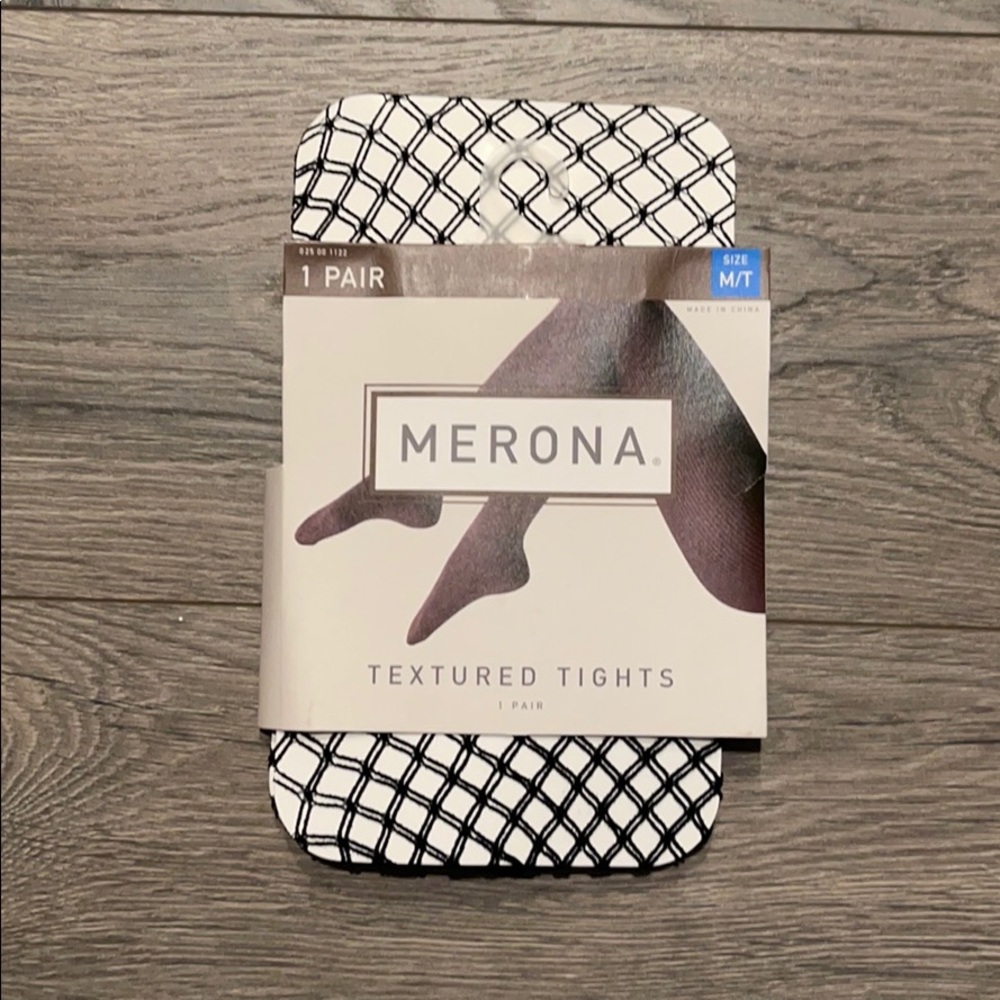 Merona textured tights NWT
